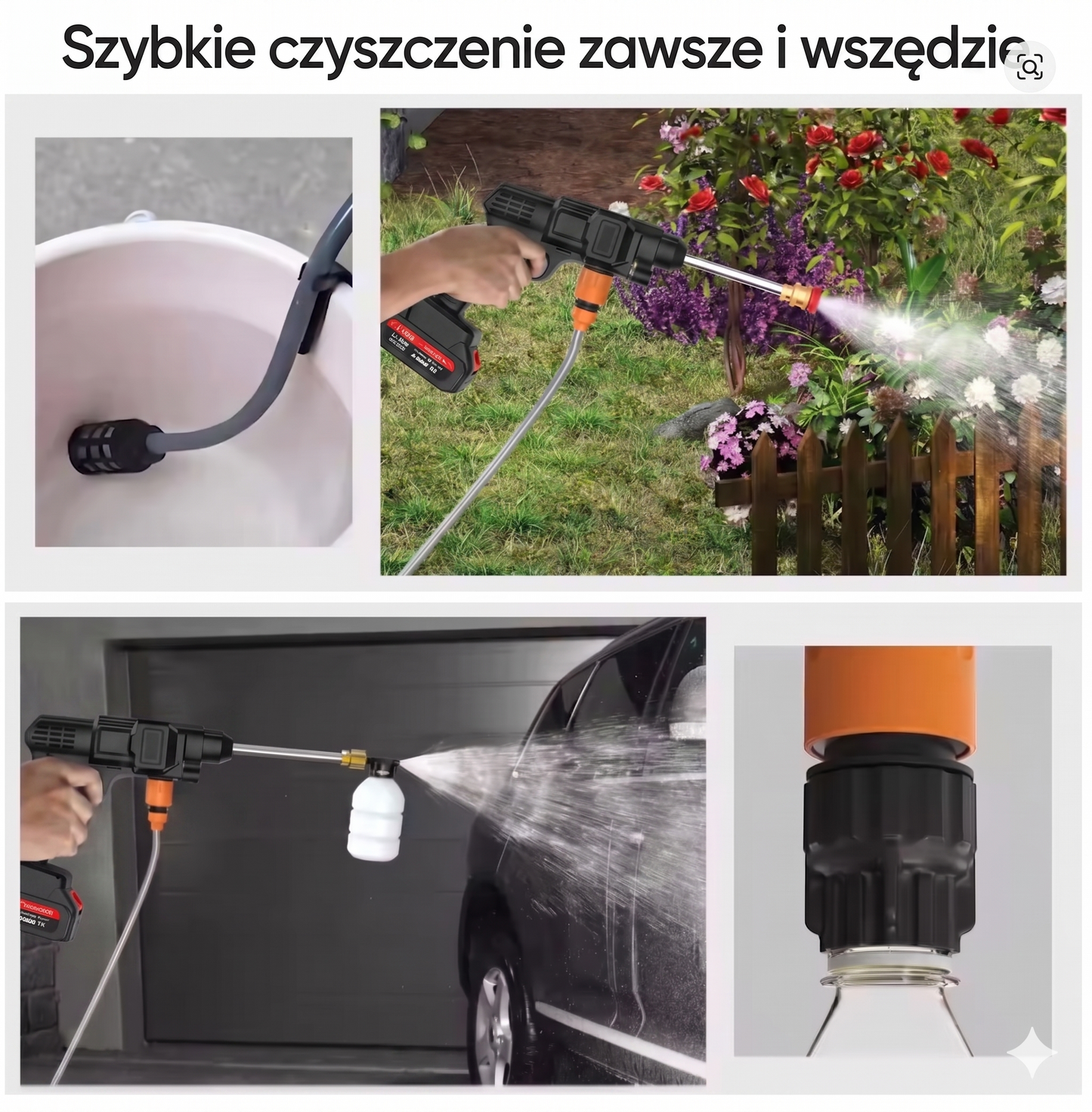 HYDRO MOBILKA 50bar (dodatkowa bateria gratis)