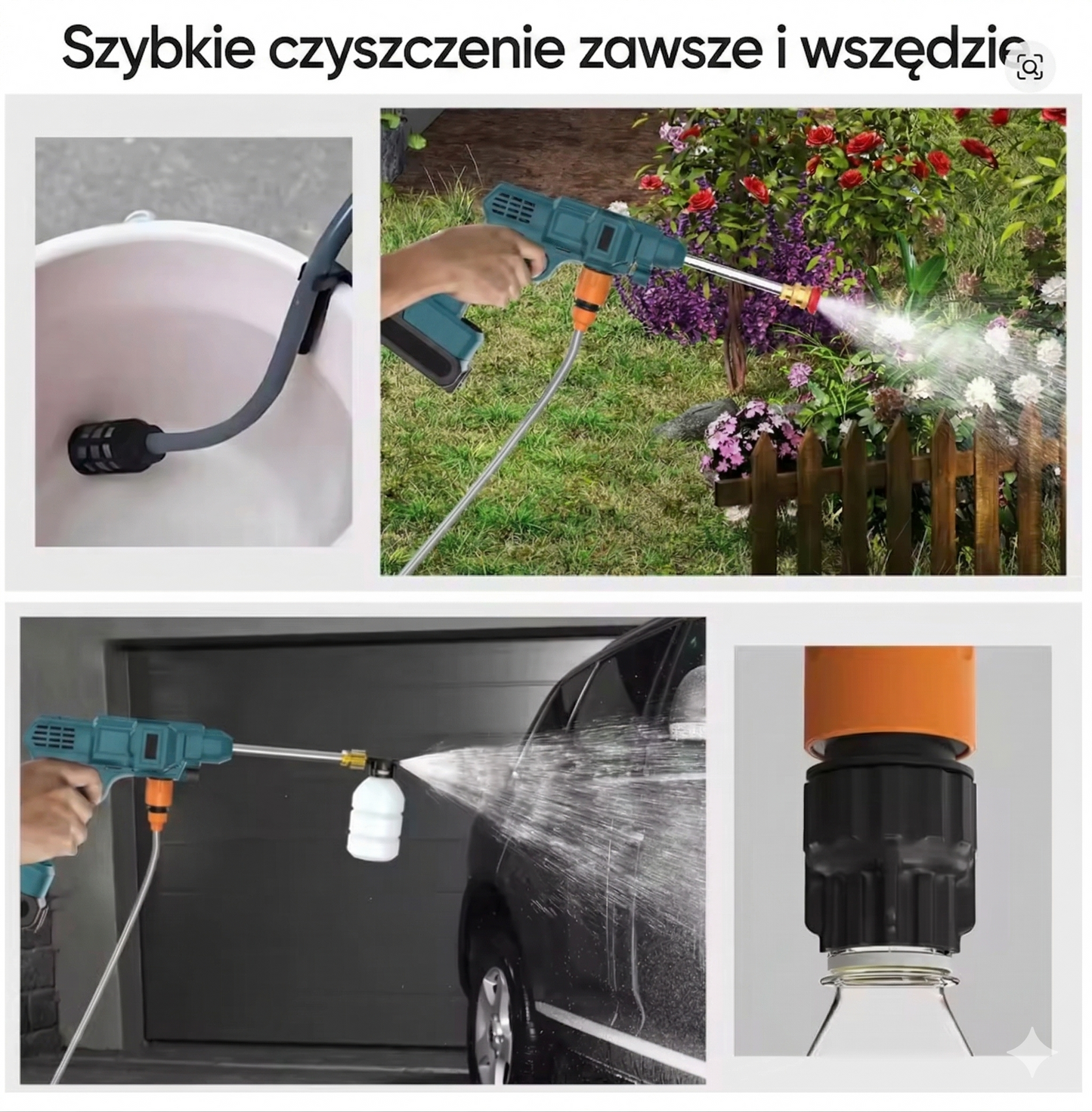 HYDRO MOBILKA 30bar (dodatkowa bateria gratis)